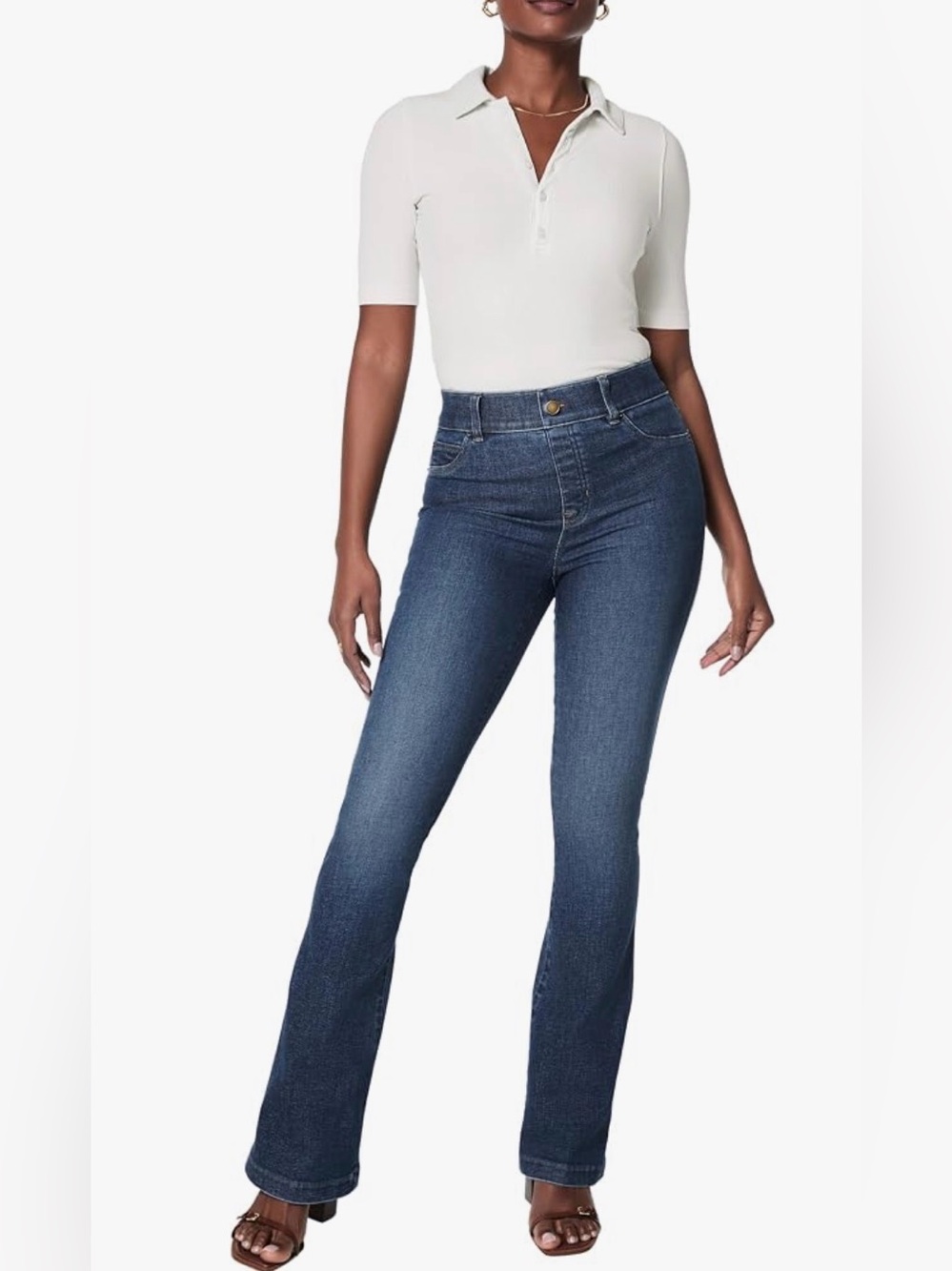 SPANX shape Original EveryWear Flare Jeans - Authentic Blue